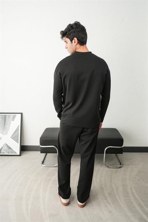 Wholesale Mens Black Sweatshirt