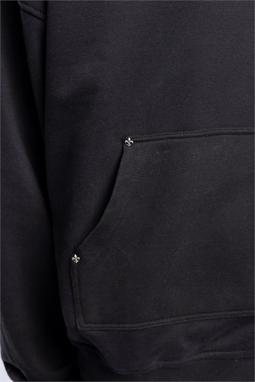 Wholesale Mens Black Sweatshirt 