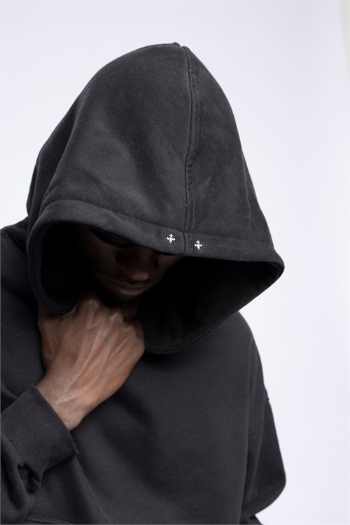 Wholesale Mens Black Sweatshirt 
