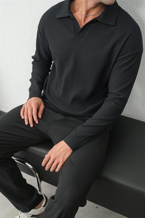 Wholesale Mens Black Sweatshirt