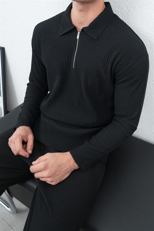 Wholesale Mens Black Sweatshirt