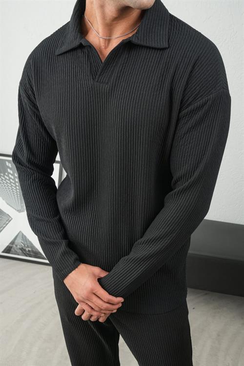 Wholesale Mens Black Sweatshirt
