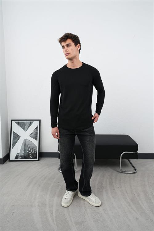 Wholesale Mens Black Sweatshirt