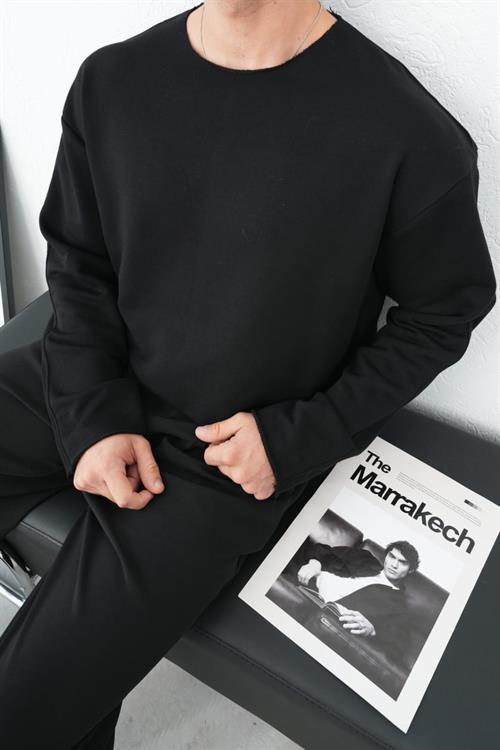 Wholesale Mens Black Sweatshirt