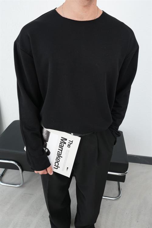 Wholesale Mens Black Sweatshirt