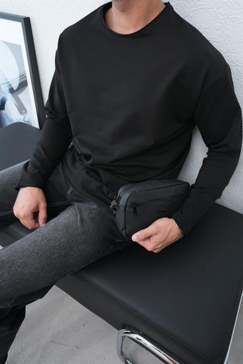 Wholesale Mens Black Sweatshirt