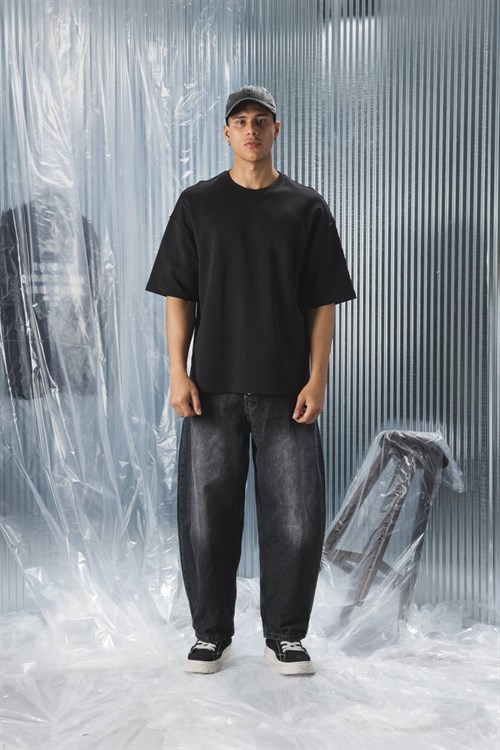 Wholesale Mens Black T-Shirt 
