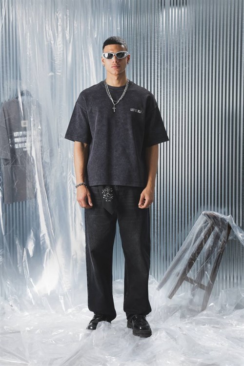 Wholesale Mens Black T-Shirt 