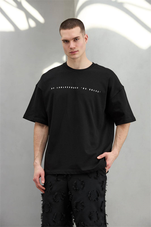 Wholesale Mens Black T-Shirt