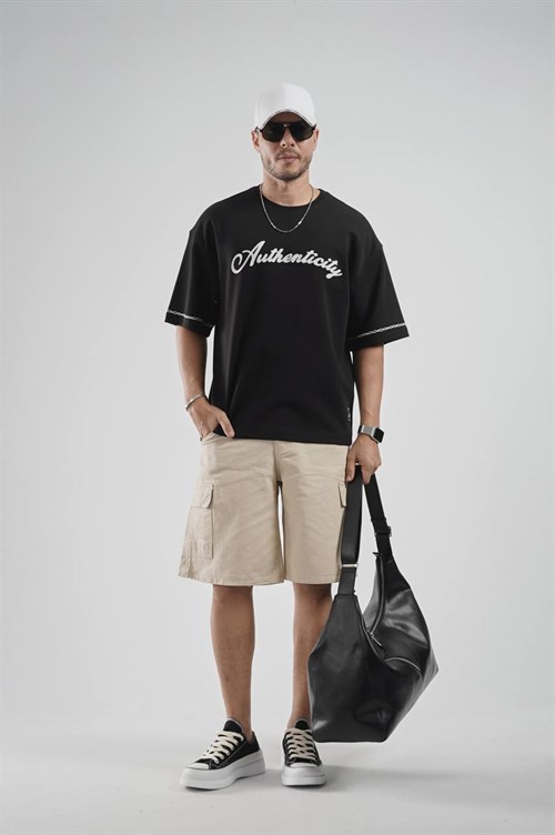 Wholesale Mens Black T-Shirt