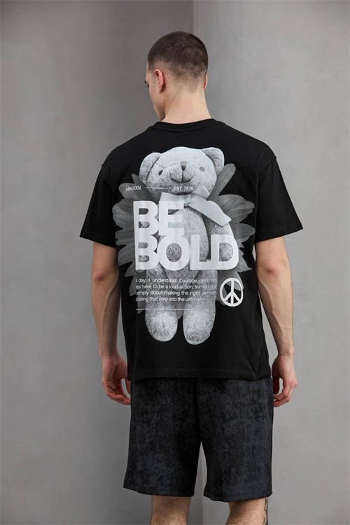 Wholesale Mens Black T-Shirt