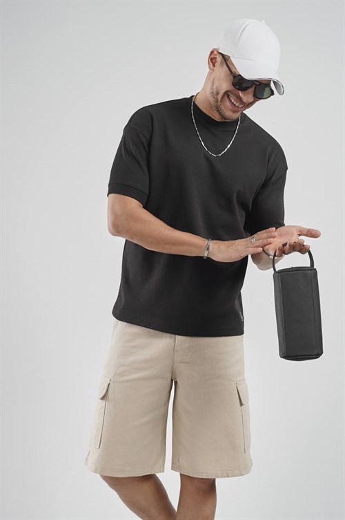 Wholesale Mens Black T-Shirt