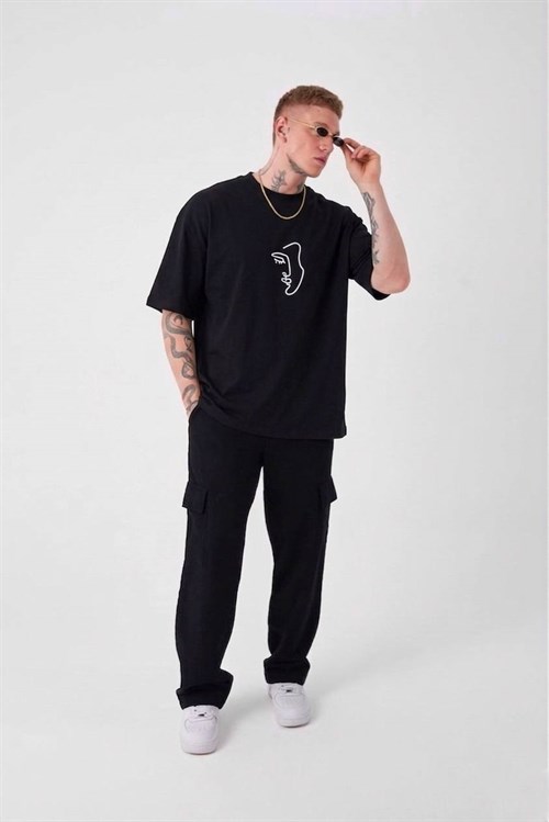 Wholesale Mens Black T-Shirt 