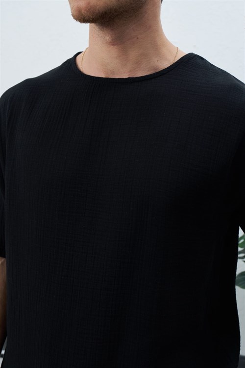 Wholesale Mens Black T-Shirt