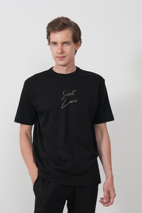 Wholesale Mens Black T-Shirt