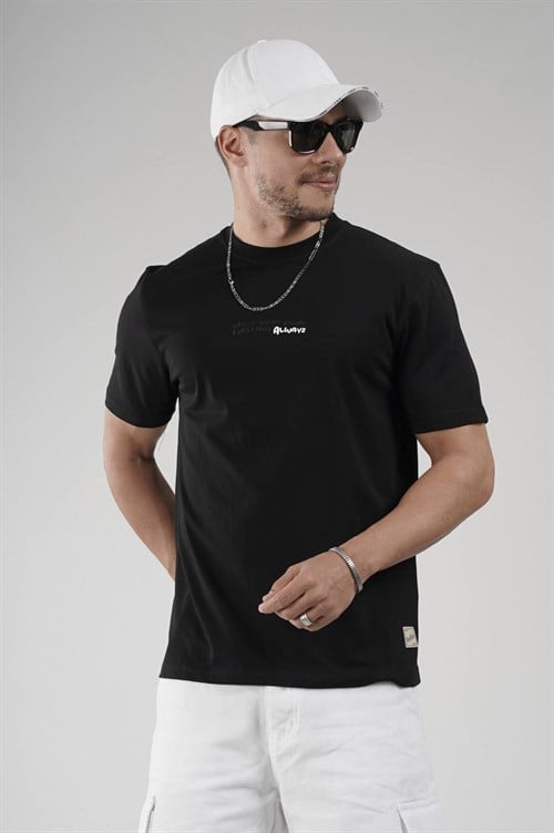 Wholesale Mens Black T-Shirt