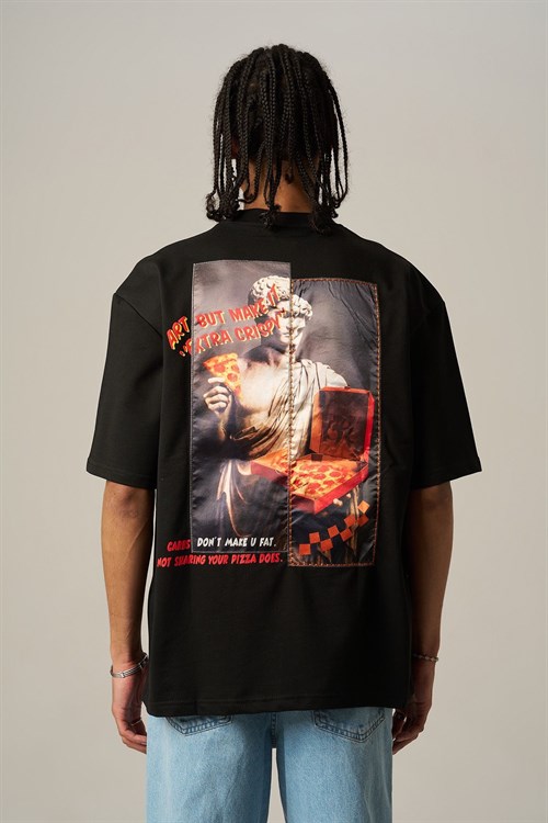 Wholesale Mens Black T-Shirt