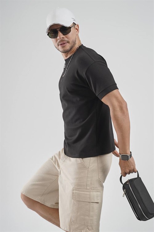Wholesale Mens Black T-Shirt