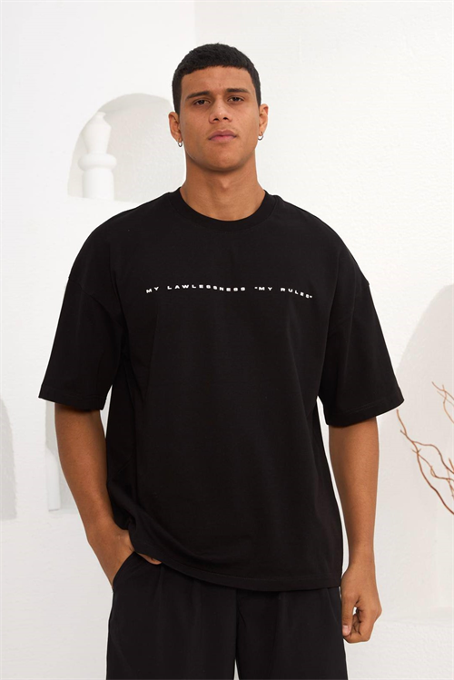 Wholesale Mens Black T-Shirt