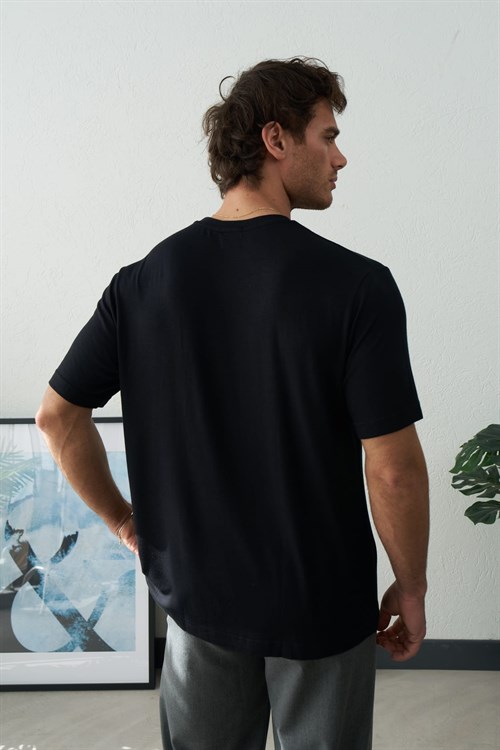 Wholesale Mens Black T-Shirt