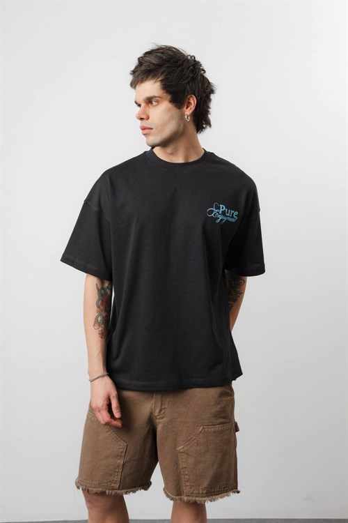 Wholesale Mens Black T-Shirt