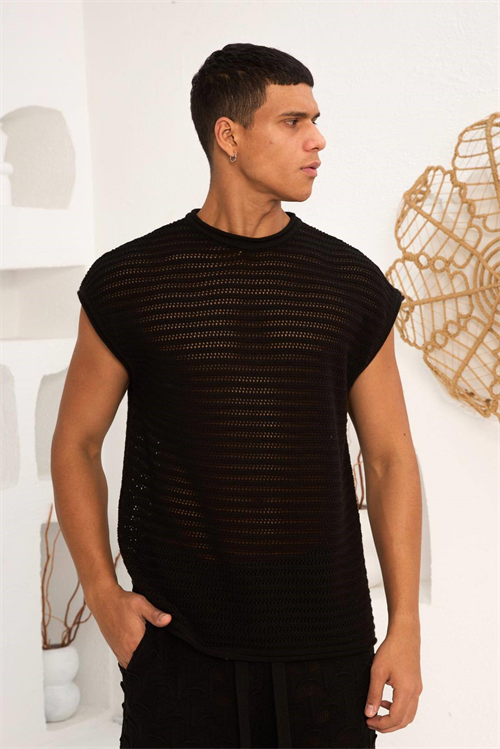 Wholesale Mens Black T-Shirt