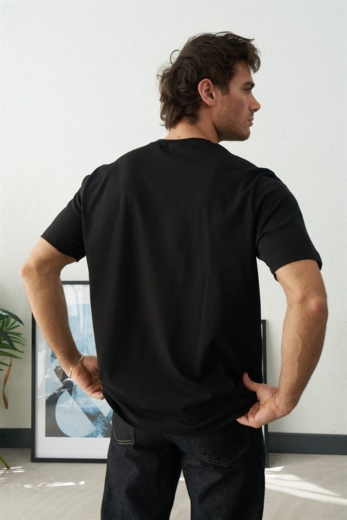 Wholesale Mens Black T-Shirt