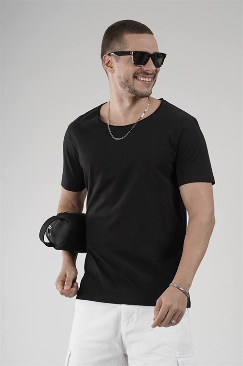 Wholesale Mens Black T-Shirt