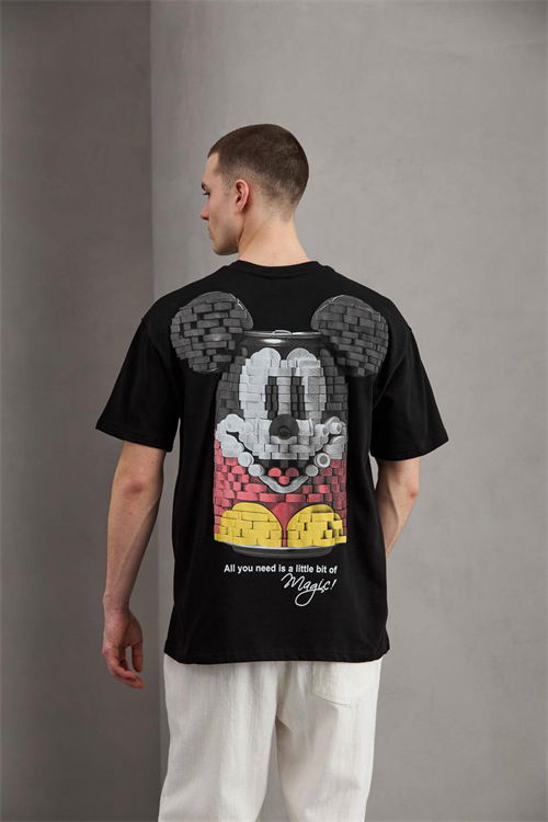 Wholesale Mens Black T-Shirt