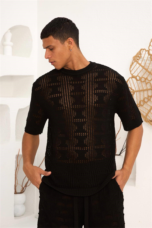 Wholesale Mens Black T-Shirt