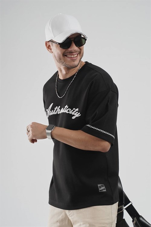 Wholesale Mens Black T-Shirt