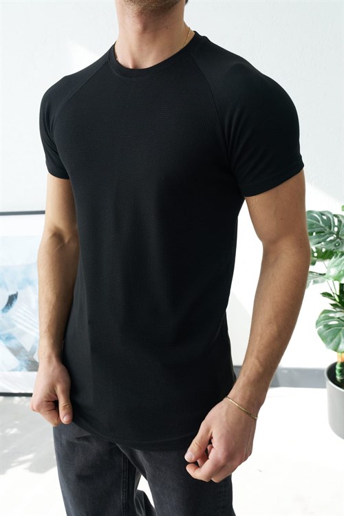 Wholesale Mens Black T-Shirt