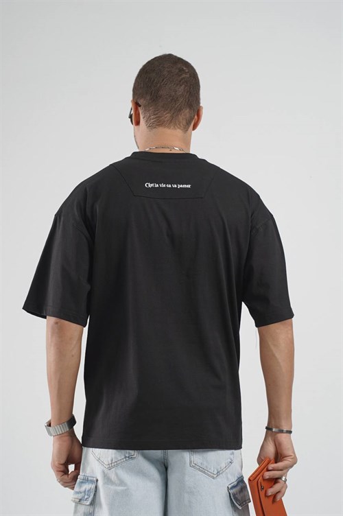 Wholesale Mens Black T-Shirt