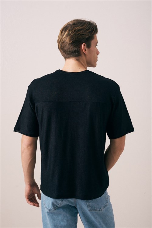 Wholesale Mens Black T-Shirt