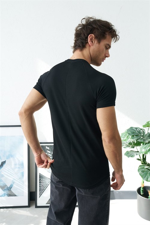 Wholesale Mens Black T-Shirt