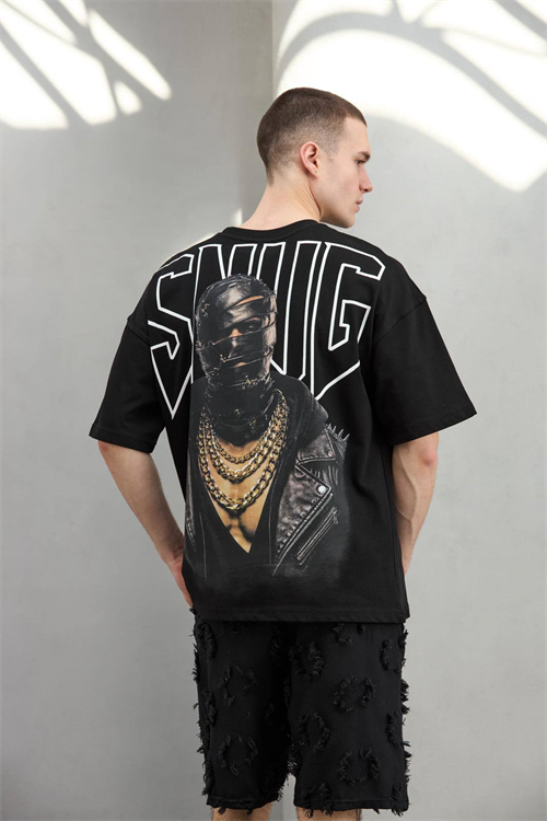 Wholesale Mens Black T-Shirt