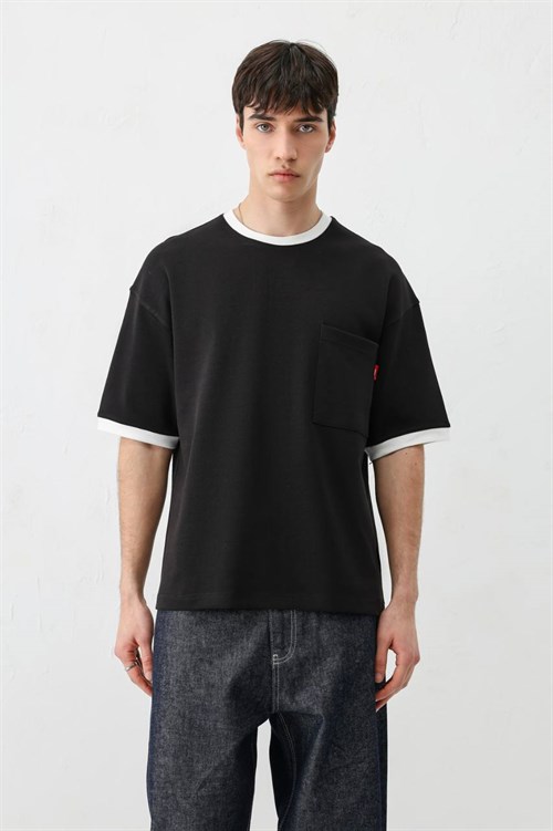 Wholesale Mens Black T-Shirt
