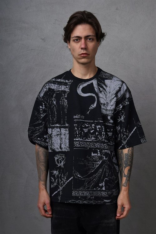 Wholesale Mens Black T-Shirt
