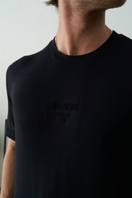 Wholesale Mens Black T-Shirt