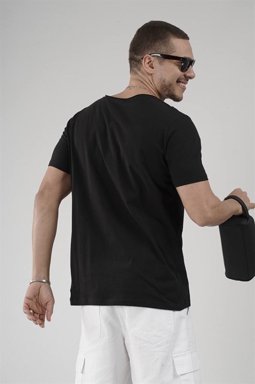 Wholesale Mens Black T-Shirt