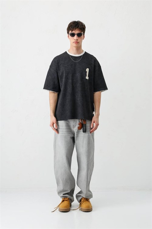 Wholesale Mens Black T-Shirt