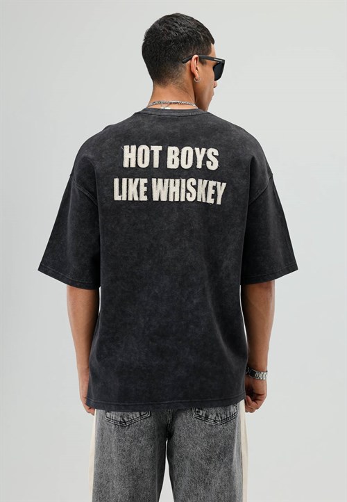Wholesale Mens Black T-Shirt