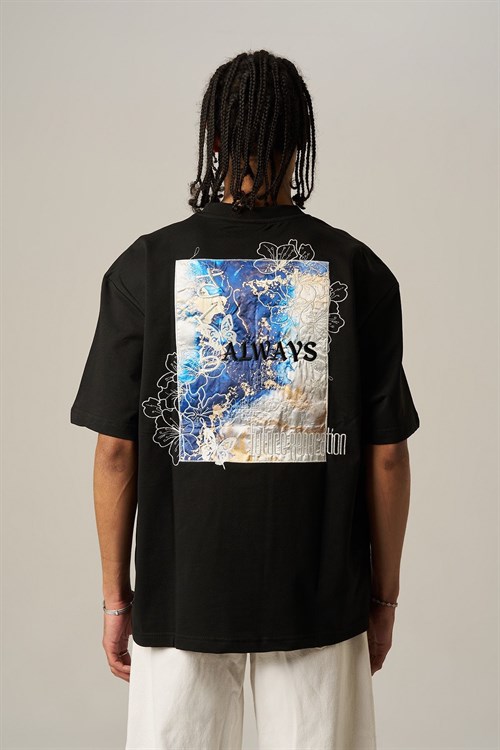 Wholesale Mens Black T-Shirt