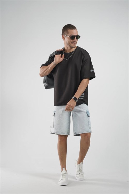 Wholesale Mens Black T-Shirt