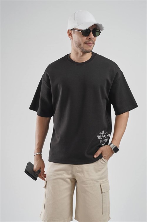 Wholesale Mens Black T-Shirt