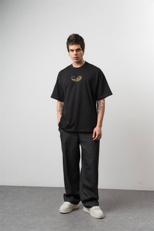 Wholesale Mens Black T-Shirt