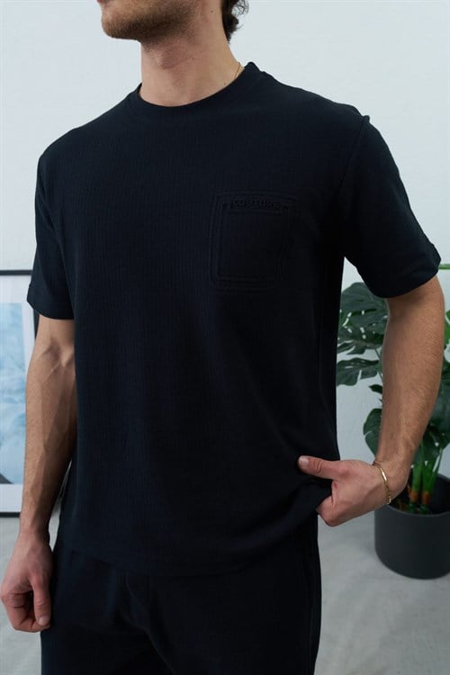 Wholesale Mens Black T-Shirt