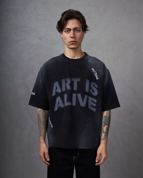 Wholesale Mens Black T-Shirt
