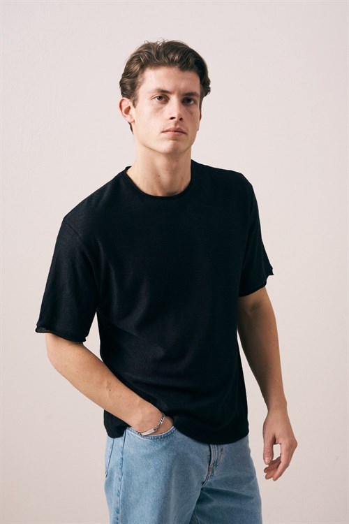 Wholesale Mens Black T-Shirt
