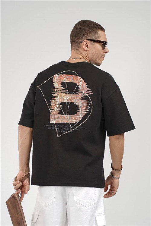 Wholesale Mens Black T-Shirt